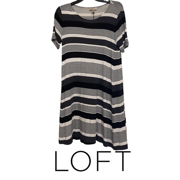 Loft Striped Dress size small - Picture 1 of 10